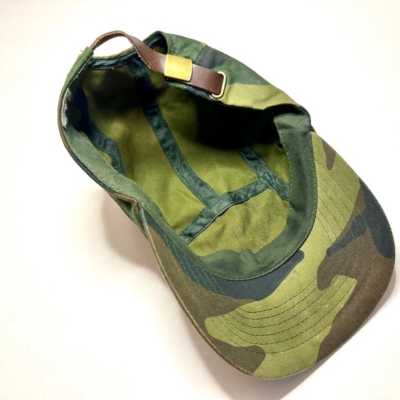 Waxed Cotton 5 panel CAMO adjustable cap - Picture 2 of 4